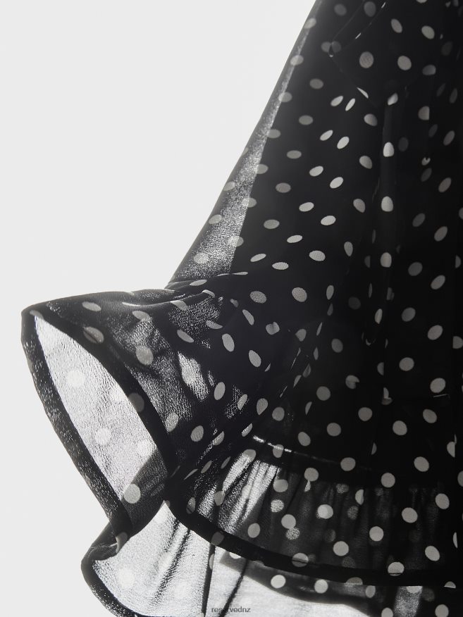 Reserved Women Wrap Front Mini Dress P6H08T6 Apparel Black