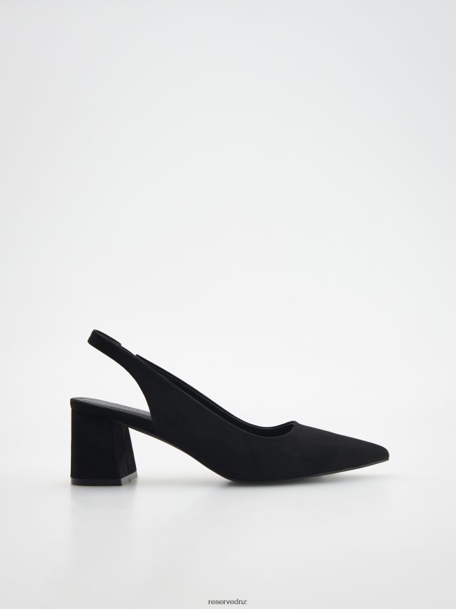 Reserved Women Chunky Heel Pumps P6H08T949 Shoes Black