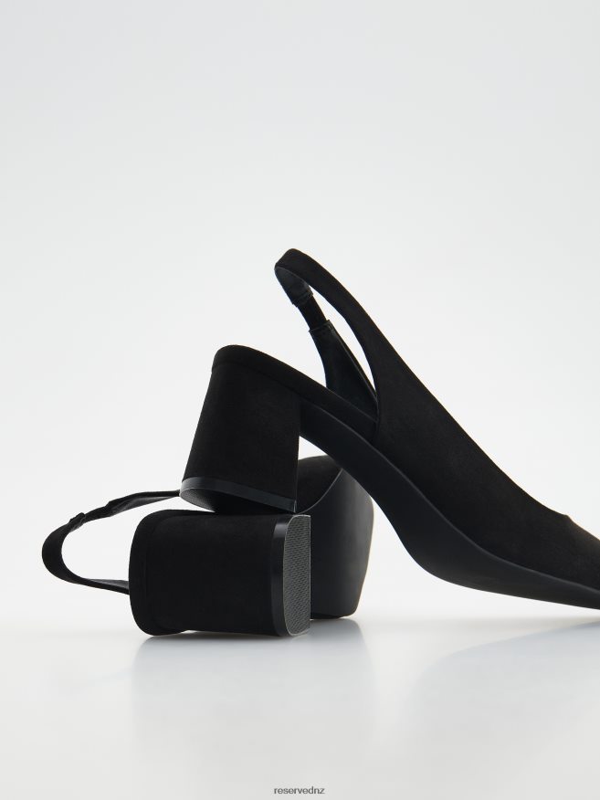 Reserved Women Chunky Heel Pumps P6H08T949 Shoes Black