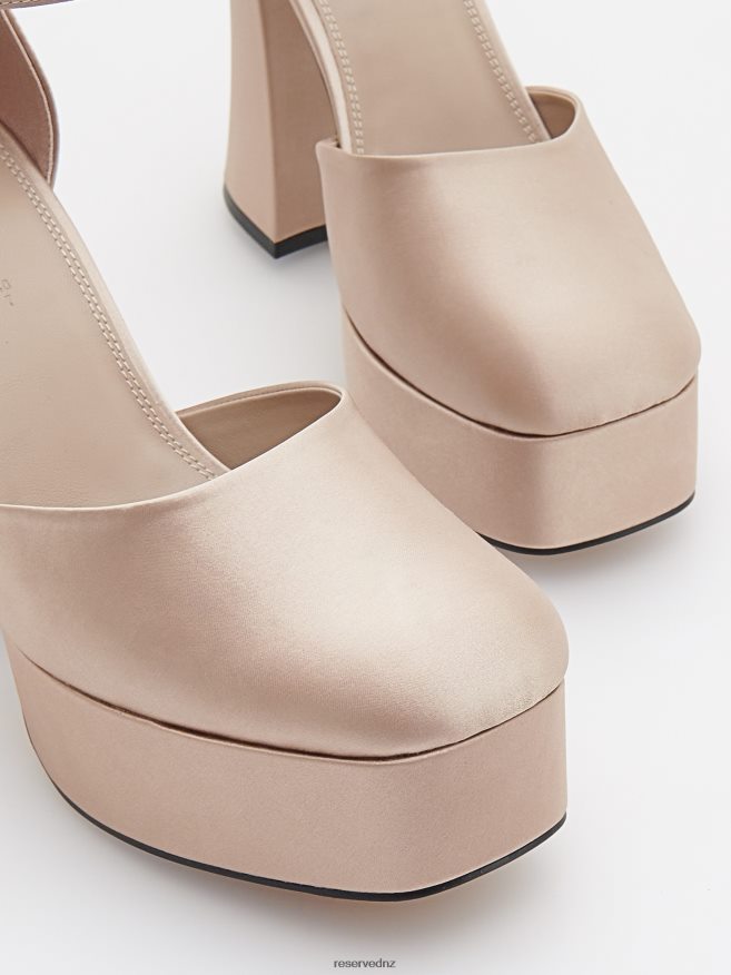 Reserved Women High Heel Pumps P6H08T976 Shoes Beige