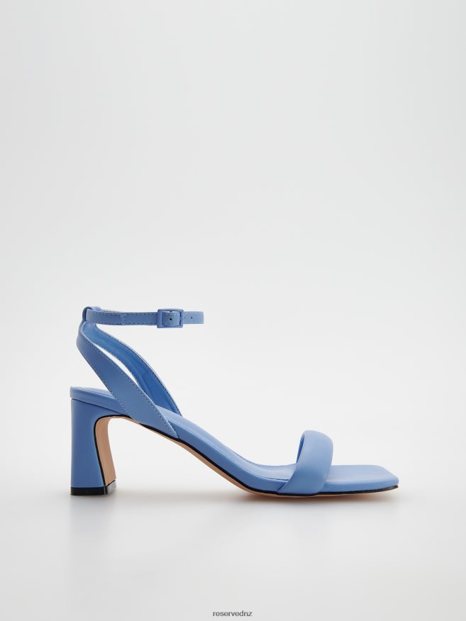 Reserved Women Block-Heel Sandals P6H08T956 Shoes Pale Blue