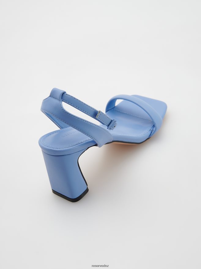 Reserved Women Block-Heel Sandals P6H08T956 Shoes Pale Blue