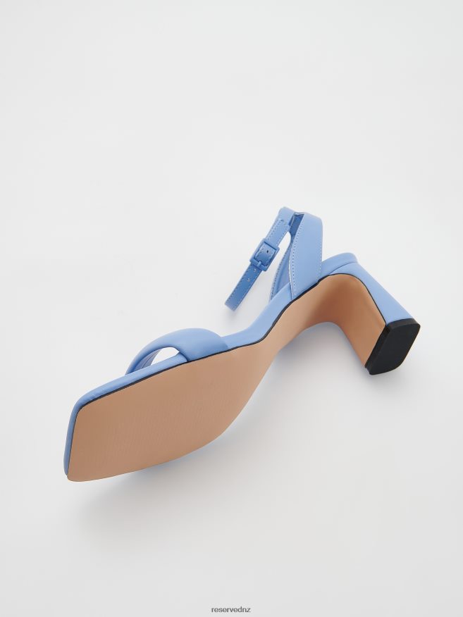 Reserved Women Block-Heel Sandals P6H08T956 Shoes Pale Blue