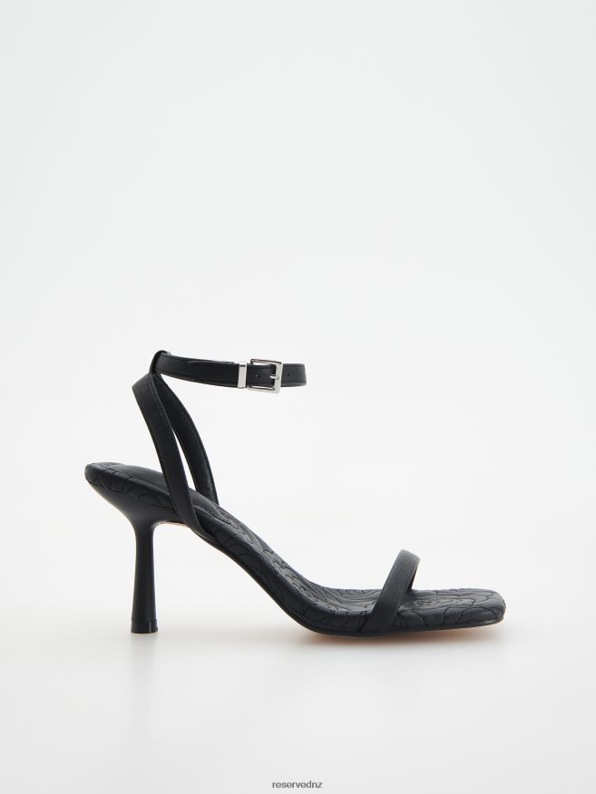 Reserved Women High Heel Sandals P6H08T964 Shoes Black