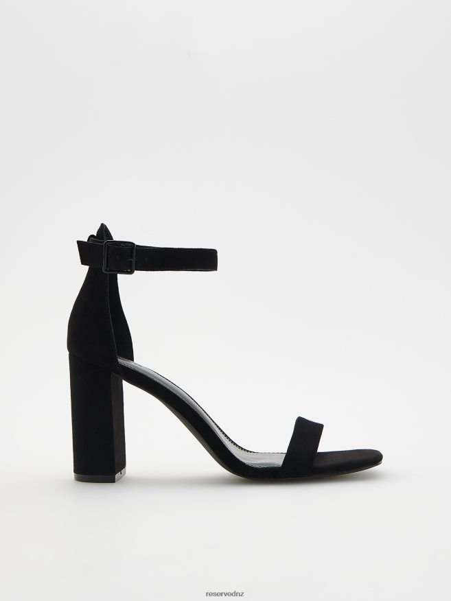 Reserved Women High Heel Sandals P6H08T967 Shoes Black
