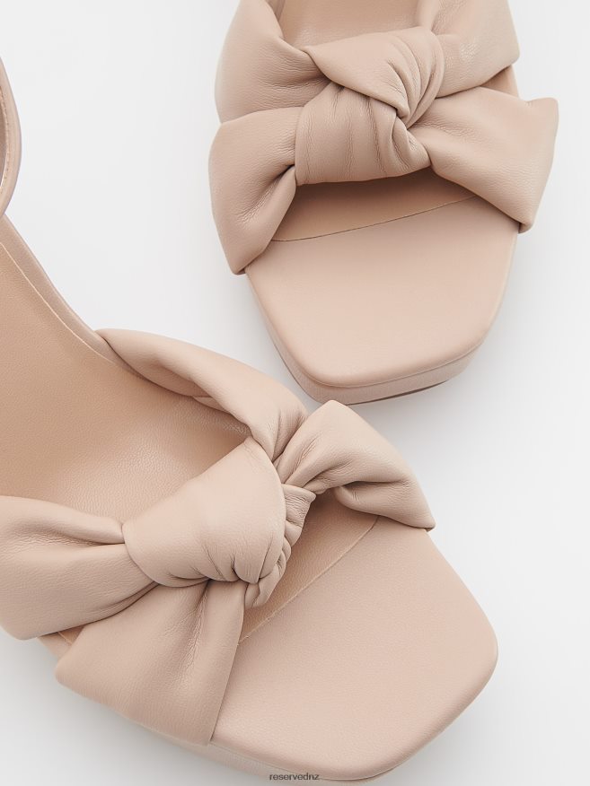 Reserved Women High Heel Sandals P6H08T970 Shoes Wheat