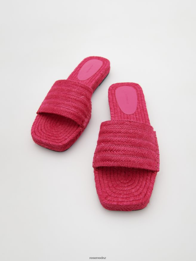 Reserved Women Sliders P6H08T963 Shoes Fuchsia