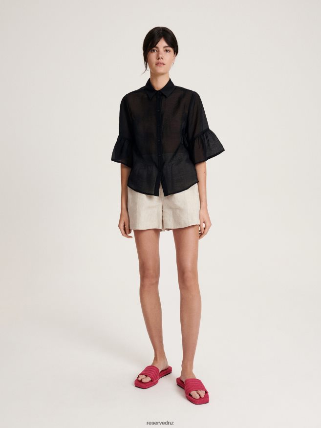 Reserved Women Sliders P6H08T963 Shoes Fuchsia