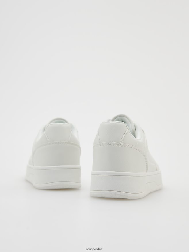 Reserved Women Lace Up Sneakers P6H08T163 Shoes White