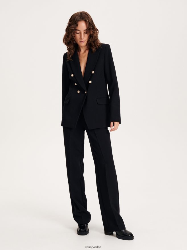 Reserved Women Blazer P6H08T80 Apparel Black