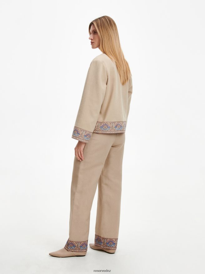 Reserved Women Blazer With Embroidery Detailing P6H08T267 Apparel Multicolor