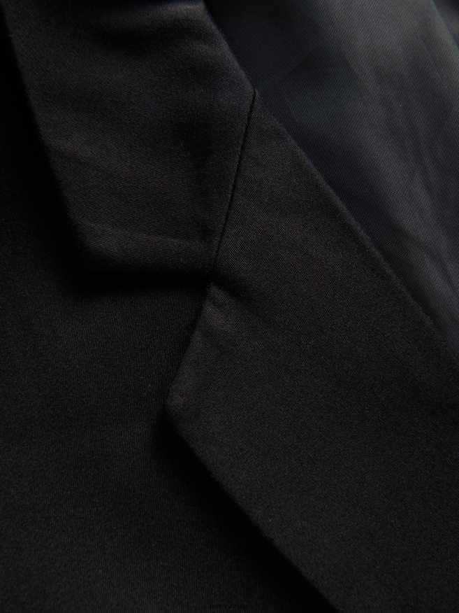 Reserved Women Double-Breasted Jacket P6H08T248 Apparel Black