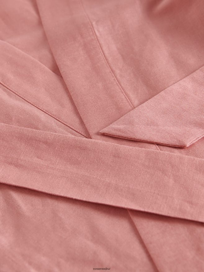 Reserved Women Linen Rich Kimono P6H08T269 Apparel Dusty Rose