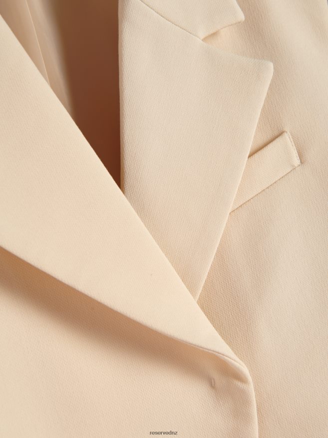 Reserved Women Short Jacket P6H08T268 Apparel Cream
