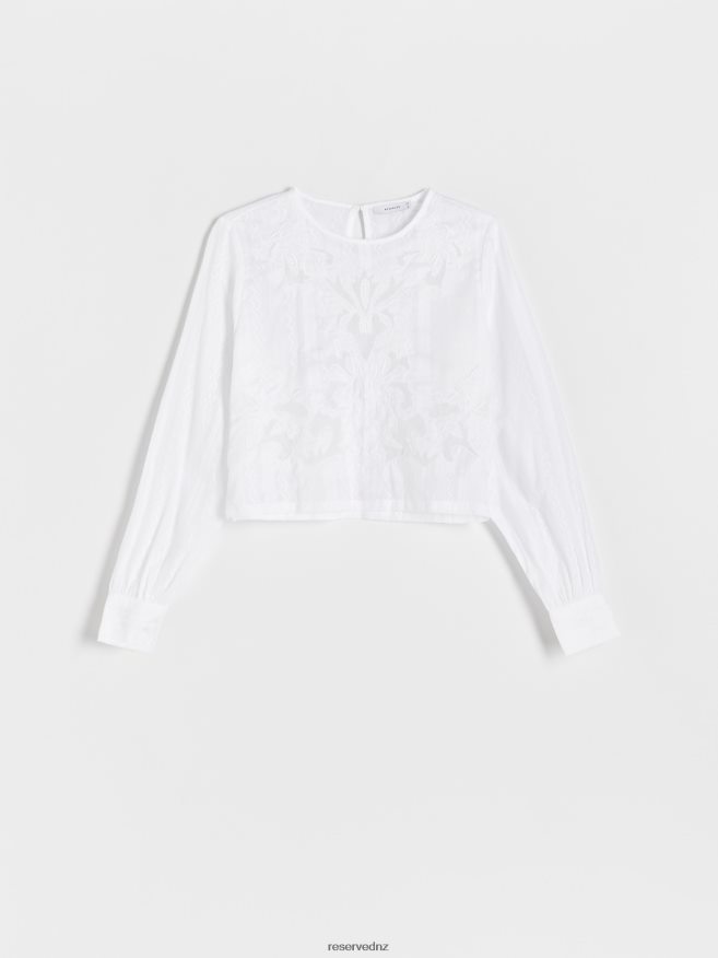 Reserved Women Blouse P6H08T93 Apparel Cream