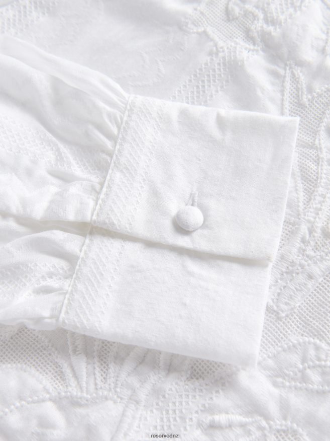 Reserved Women Blouse P6H08T93 Apparel Cream