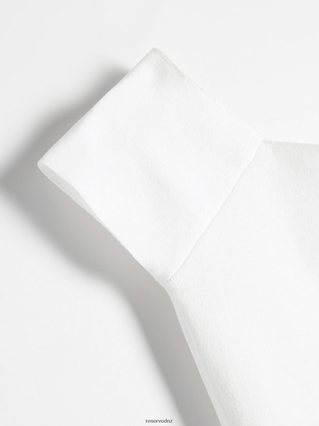 Reserved Women Fitted Blouse P6H08T305 Apparel Cream