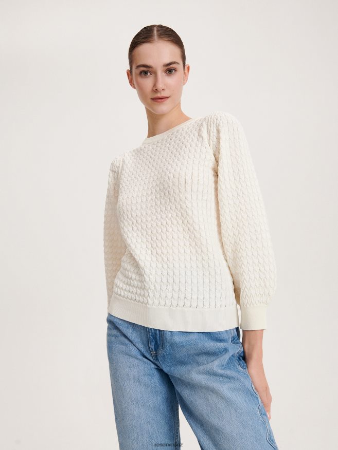 Reserved Women Jersey Blouse P6H08T298 Apparel Nude