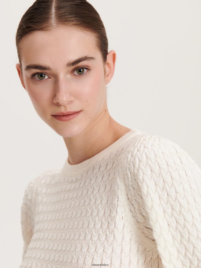 Reserved Women Jersey Blouse P6H08T298 Apparel Nude