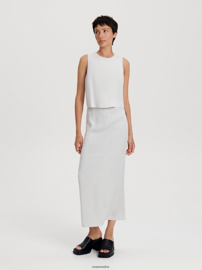 Reserved Women Lyocell Blend Blouse P6H08T89 Apparel Light Grey