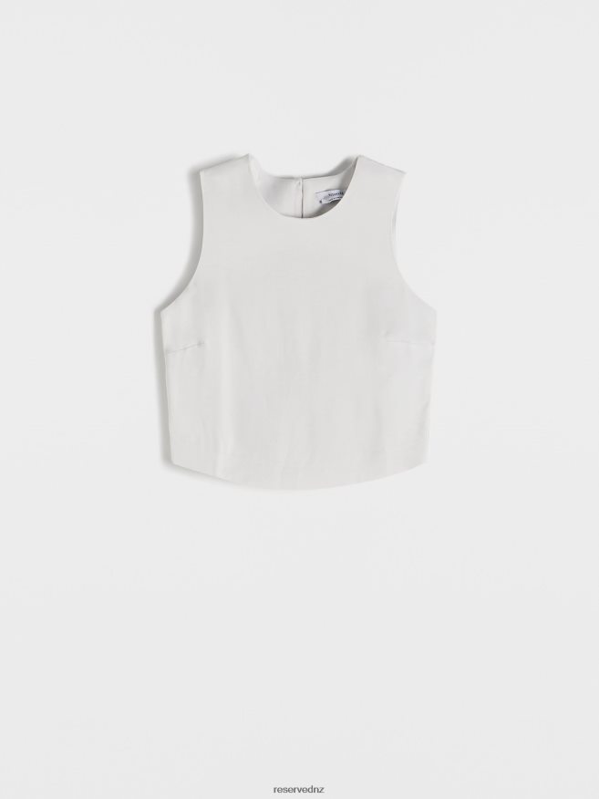 Reserved Women Lyocell Blend Blouse P6H08T89 Apparel Light Grey