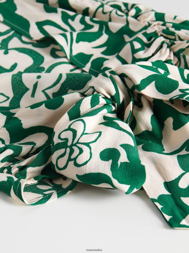 Reserved Women Open Back Blouse P6H08T272 Apparel Multicolor