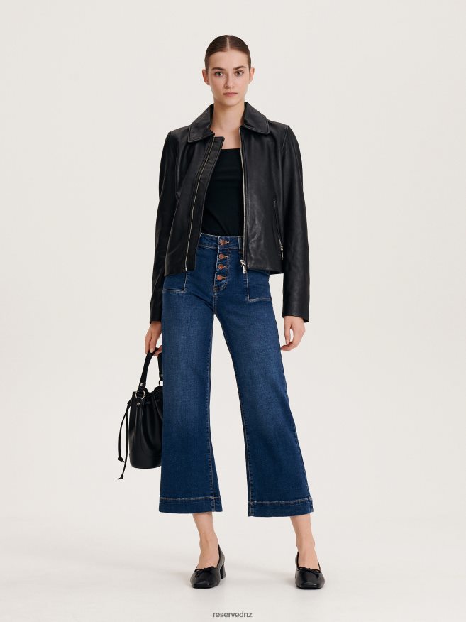 Reserved Women Slim Fit Long Sleeve Blouse P6H08T418 Apparel Black