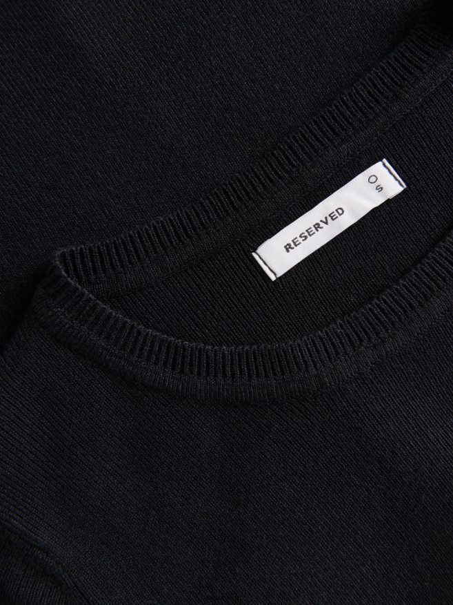 Reserved Women Viscose Blouse P6H08T306 Apparel Black