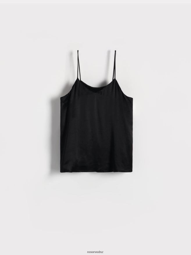 Reserved Women Viscose Blouse P6H08T359 Apparel Black