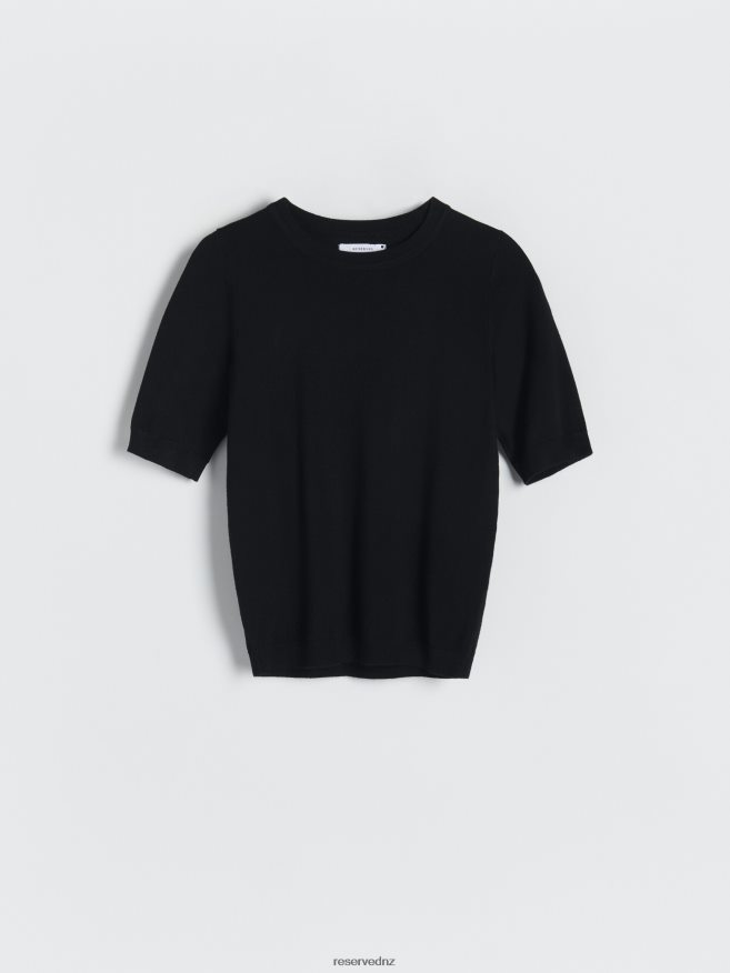 Reserved Women Viscose Rich Blouse P6H08T299 Apparel Black