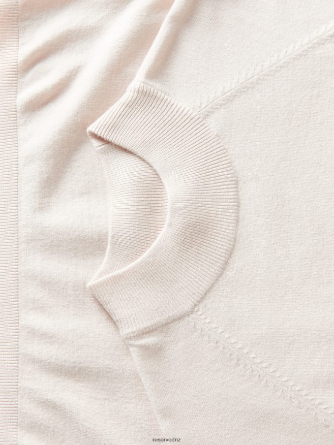 Reserved Women Viscose Rich Jersey Blouse P6H08T281 Apparel Nude