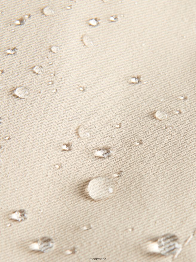 Reserved Women Double-Breasted Trench Coat P6H08T879 Apparel Beige