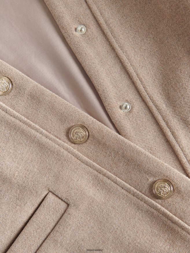 Reserved Women Outer Jacket P6H08T883 Apparel Nude