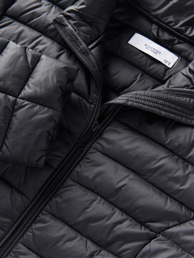 Reserved Women Quilted Jacket P6H08T875 Apparel Black