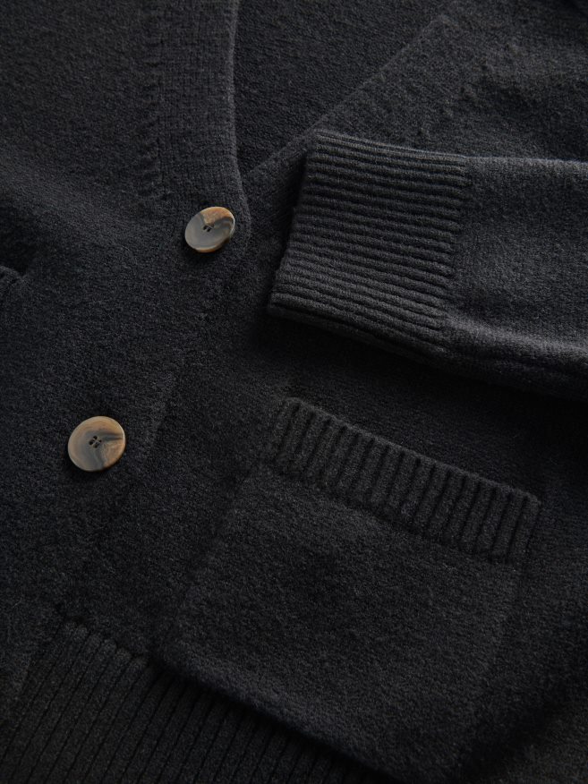 Reserved Women Cardigan With Pockets P6H08T926 Apparel Black