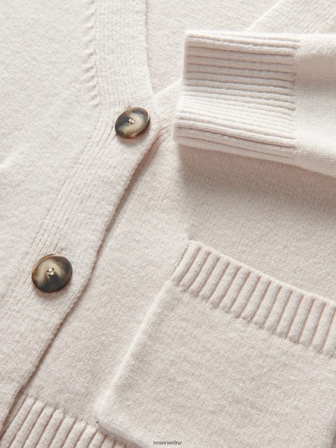 Reserved Women Cardigan With Pockets P6H08T932 Apparel Nude