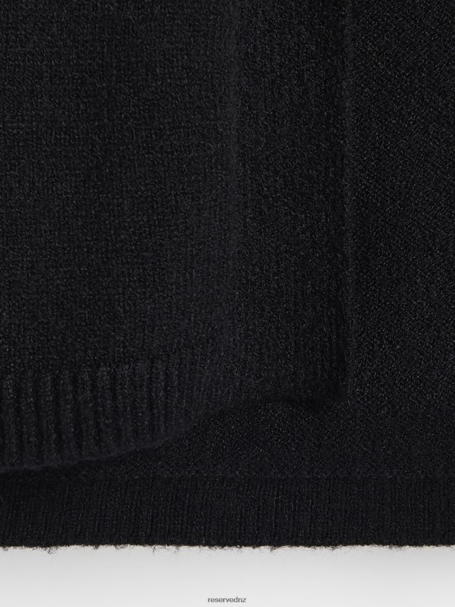 Reserved Women Plain Viscose Rich Cardigan P6H08T931 Apparel Black