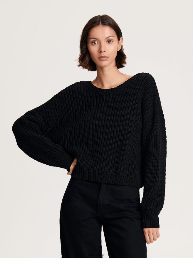 Reserved Women Sweater P6H08T913 Apparel Black