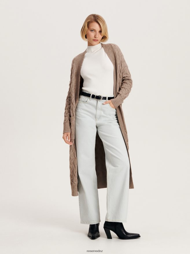 Reserved Women Sweater P6H08T917 Apparel Beige