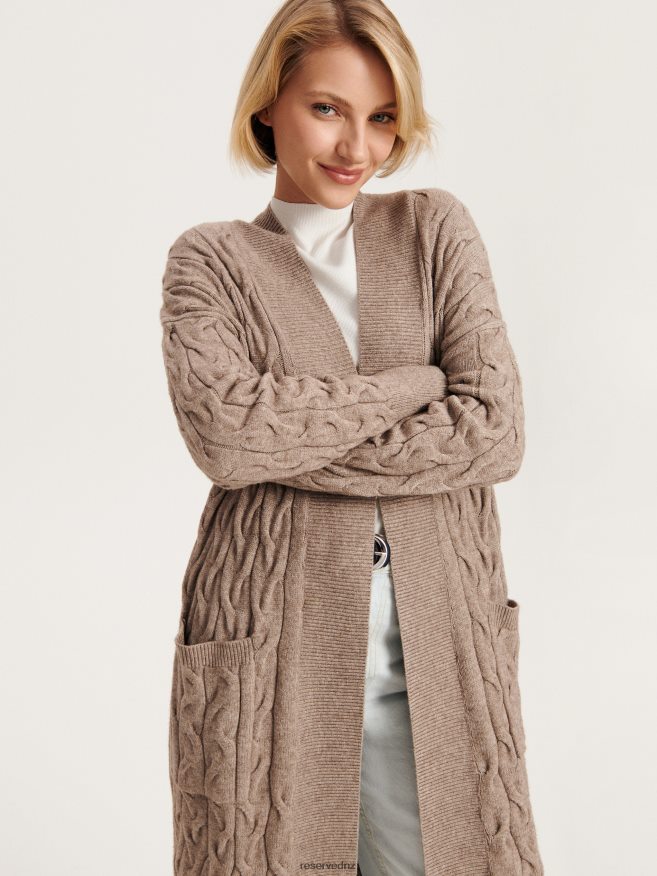 Reserved Women Sweater P6H08T917 Apparel Beige