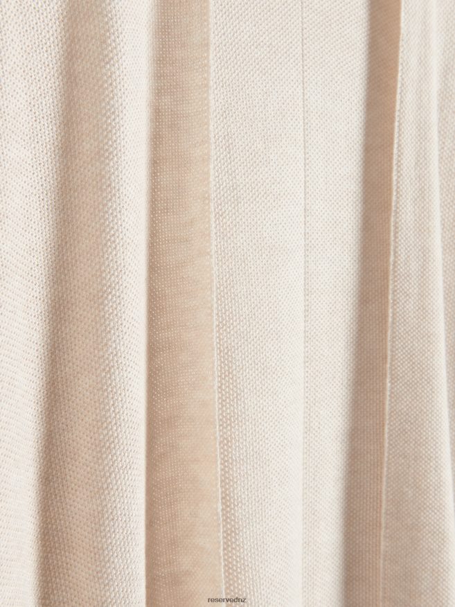 Reserved Women Viscose Blend Cardigan P6H08T919 Apparel Beige