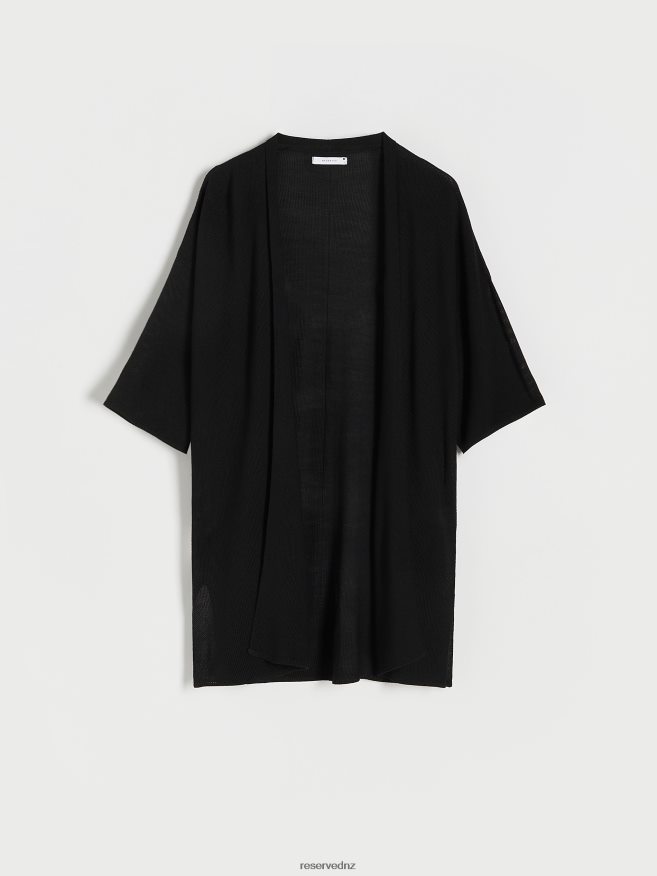 Reserved Women Viscose Blend Cardigan P6H08T920 Apparel Black