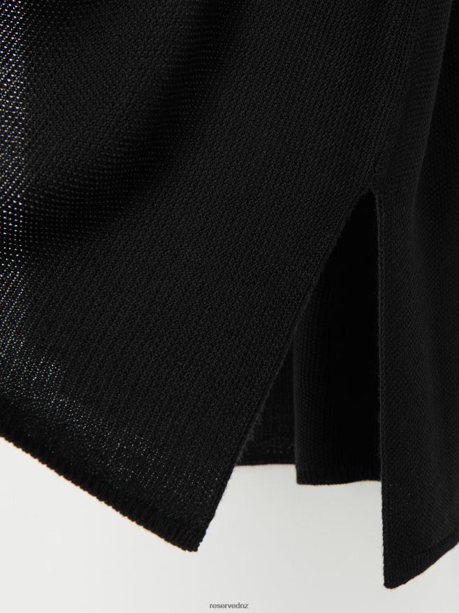 Reserved Women Viscose Blend Cardigan P6H08T920 Apparel Black