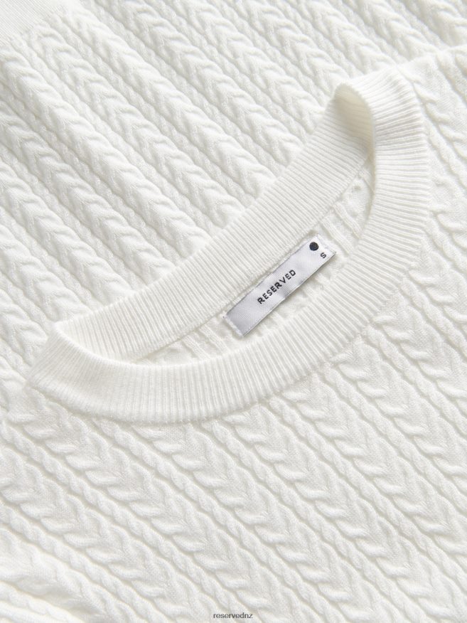 Reserved Women Viscose Rich Jumper P6H08T934 Apparel Cream