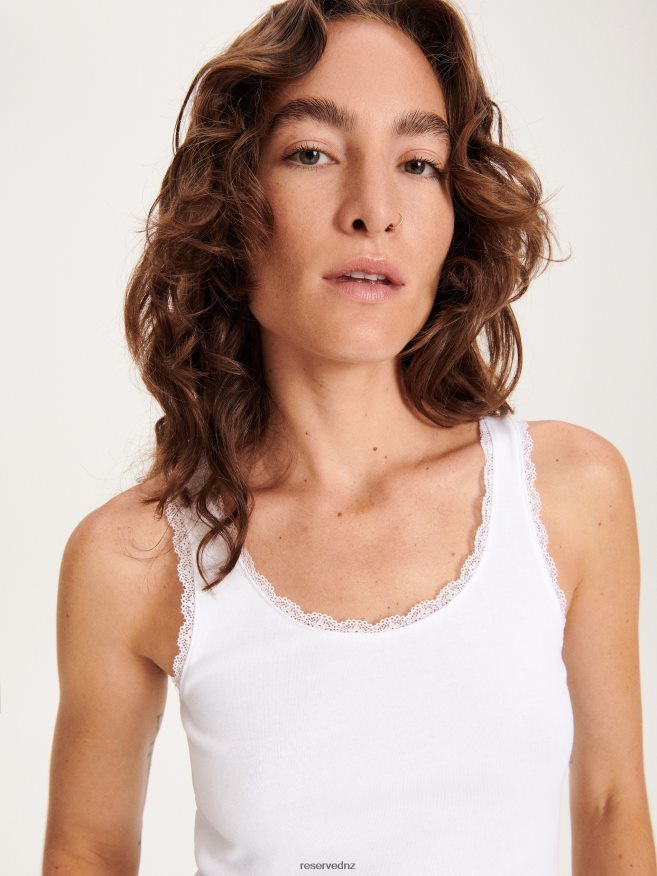 Reserved Women Cami Top P6H08T412 Apparel White