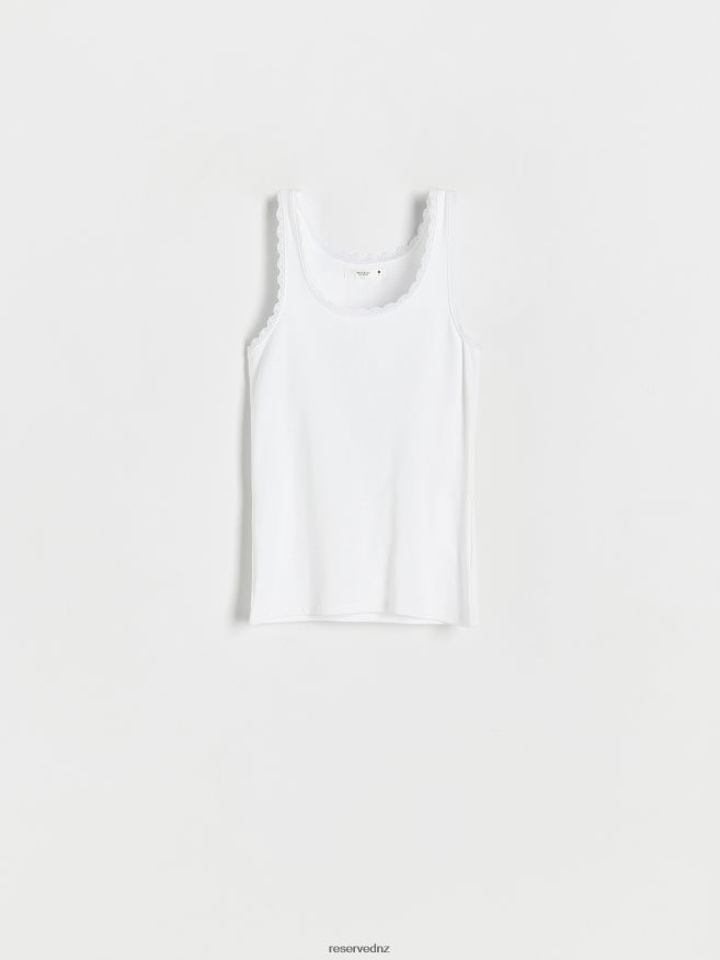 Reserved Women Cami Top P6H08T412 Apparel White