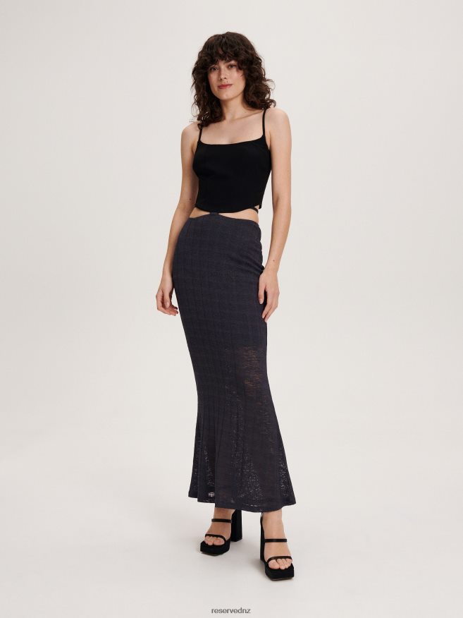 Reserved Women Corset Top P6H08T362 Apparel Black