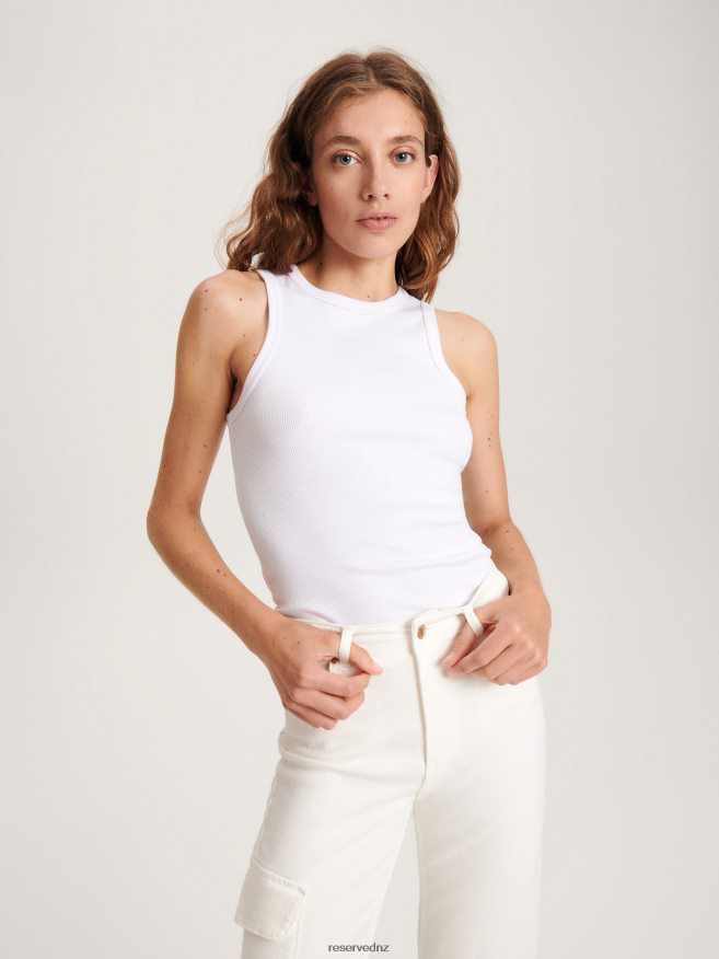 Reserved Women Knitted Top P6H08T218 Apparel White