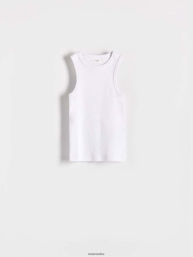 Reserved Women Knitted Top P6H08T218 Apparel White