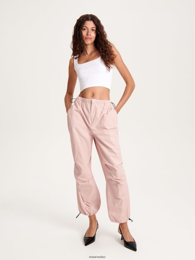 Reserved Women Rib Knit Crop Top P6H08T503 Apparel White